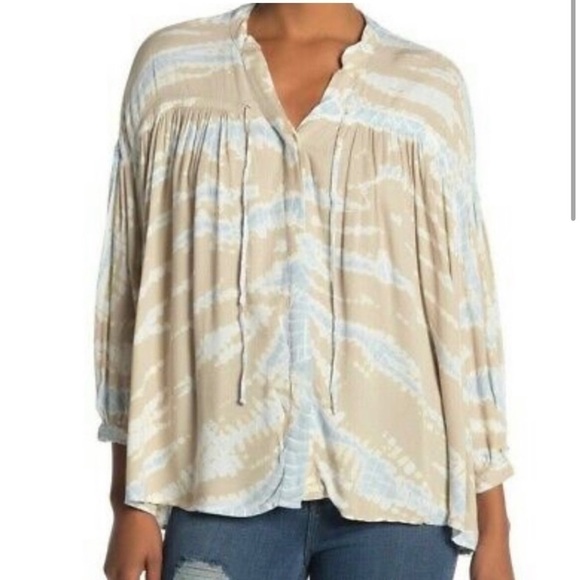 Young Fabulous & Broke Tie Dye Blouse - Picture 1 of 9